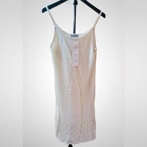 Nostalgia White Knit Dress